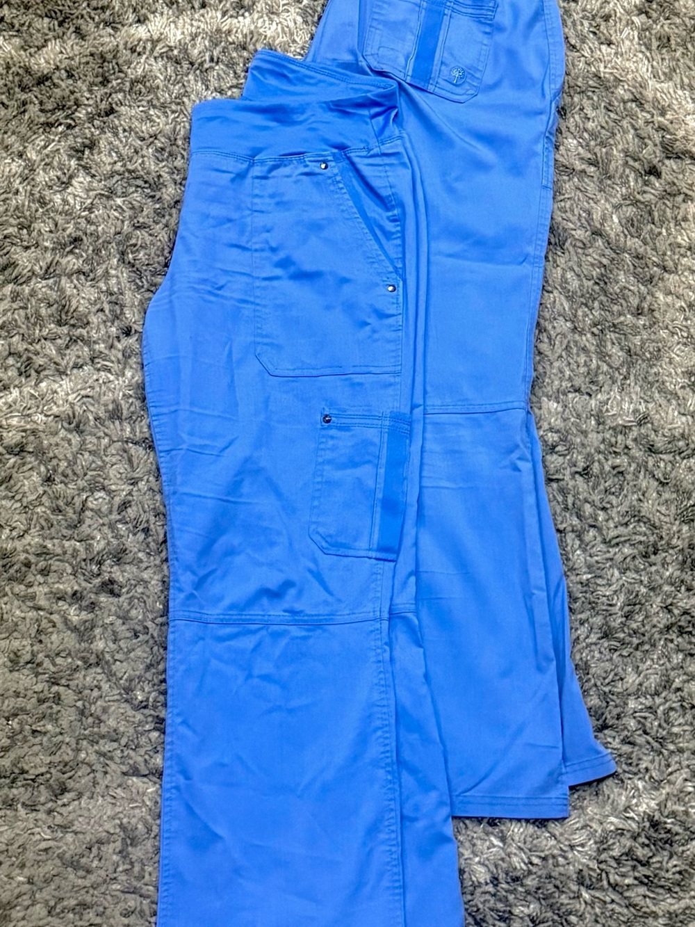 healing hands Electric Blue Utility Scrub Pants